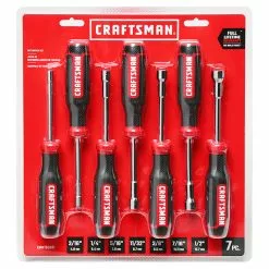 CRAFTSMAN Nut Driver Set - 1/4'' - Black/Red - 7 pieces -Craftsman Sales Shop 00277035c L