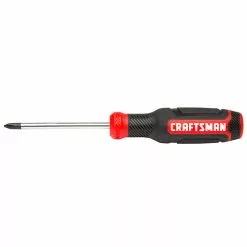 CRAFTSMAN Crosstip Screwdriver - Bi-Material - #1 x 3" - Red and Black