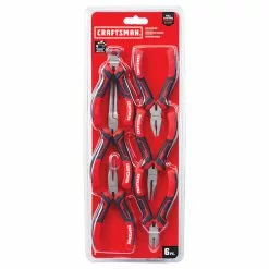 CRAFTSMAN Pliers Set - Mini - Steel - Red and Black - 6/Pk -Craftsman Sales Shop 00277068c L