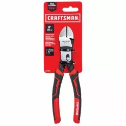 CRAFTSMAN Diagonal Cut Pliers - Compound Action - 8'' 5 CRAFTSMAN Diagonal Cut Pliers - Compound Action - 8'' -Craftsman Sales Shop 00277069c L
