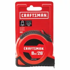 CRAFTSMAN Self-Locking Measuring Tape - 1'' x 26' - Red -Craftsman Sales Shop 00277072d L