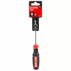 CRAFTSMAN Slotted Screwdriver - Bi-Material - 3/16" x 4" - Red and Black -Craftsman Sales Shop 00277081c L