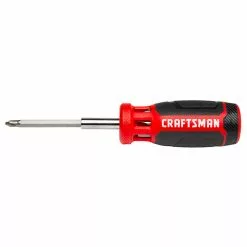 CRAFTSMAN Multi-Bit Screwdriver - Push-N-Pick - Red and Black