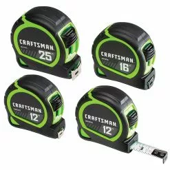 CRAFTSMAN High Visibility Measuring Tape - Pack of 4