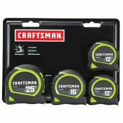CRAFTSMAN High Visibility Measuring Tape - Pack of 4 -Craftsman Sales Shop 00277100d L