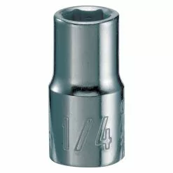 Craftsman 6-Point Socket - Steel - 1/4-in x 1/4-in Drive