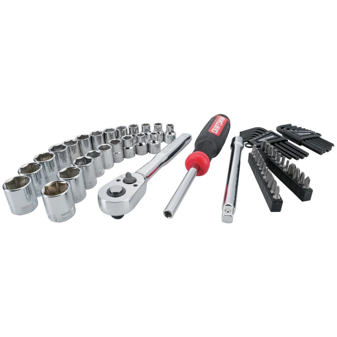 Craftsman Versastack Mechanics Tool Set - Full Polish Chrome - Minimal Arc Swing - Corrosion Resistant - 63 pieces 1 Craftsman Versastack Mechanics Tool Set - Full Polish Chrome - Minimal Arc Swing - Corrosion Resistant - 63 pieces