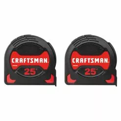 Craftsman Easy Grip 2-Pack 25-ft Measuring Tapes