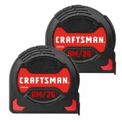 Craftsman Easy Grip 2-Pack 26-ft Measuring Tapes