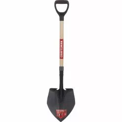Craftsman Tempered Steel Round Shovel - 37 1/2-in - Black