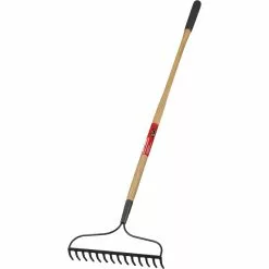 Craftsman Bow Rake - Steel and Wood - 14-Tine - 60-in