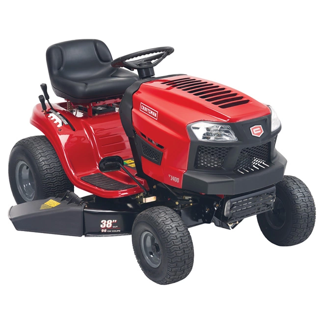 CRAFTSMAN Gas-Powered Lawn Tractor - 38" - 439 cc - Red and Black 1 CRAFTSMAN Gas-Powered Lawn Tractor - 38" - 439 cc - Red and Black