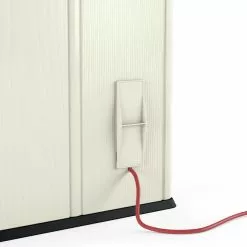 Craftsman Garden Shed - Peppercorn Trim - 7-ft L x 7-ft W - Gable - Resin -Craftsman Sales Shop 07805090e L