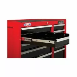 CRAFTSMAN Tool Cabinet - 10 Drawers - 52" x 18" x 37.5" - Red and Black 7 CRAFTSMAN Tool Cabinet - 10 Drawers - 52" x 18" x 37.5" - Red and Black -Craftsman Sales Shop 16765007c L