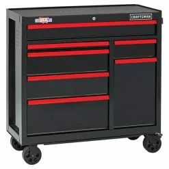 CRAFTSMAN Tool Cabinet - 7 Drawers - 41" - Red and Black