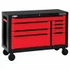 CRAFTSMAN 8-Drawer Cabinet - 54'' - Red and Black