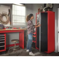 CRAFTSMAN Garage Storage Cabinet - 74" - Red and Black -Craftsman Sales Shop 16765019e L