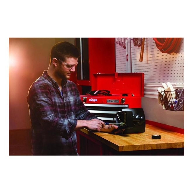 CRAFTSMAN Workbench with Butcher Block Top - 6' - Red 4 CRAFTSMAN Workbench with Butcher Block Top - 6' - Red - Image 4