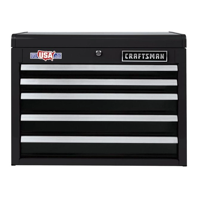 Craftsman 2000 Series 5-Drawer Tool Chest - 26-in - Black 1 Craftsman 2000 Series 5-Drawer Tool Chest - 26-in - Black