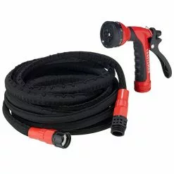 CRAFTSMAN Expanding Garden Hose - 50' - Black and Red