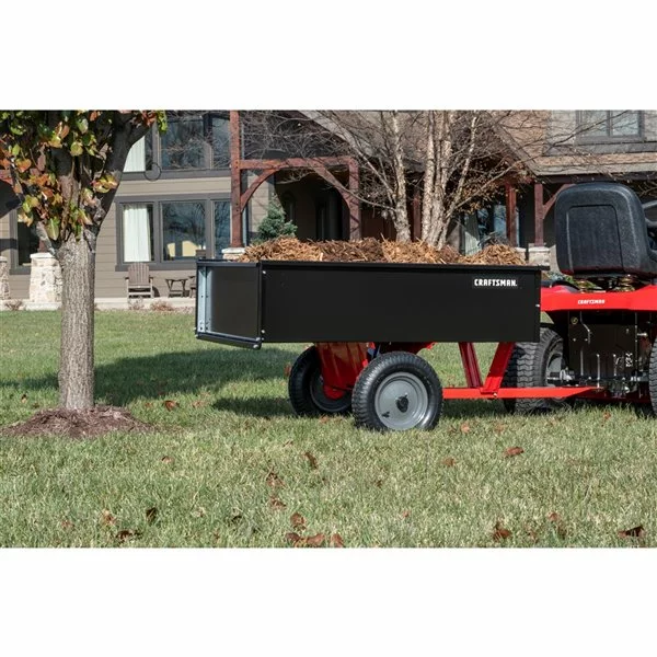 Craftsman 12-cu ft Steel Dump Cart - Red 2 Craftsman 12-cu ft Steel Dump Cart - Red - Image 2