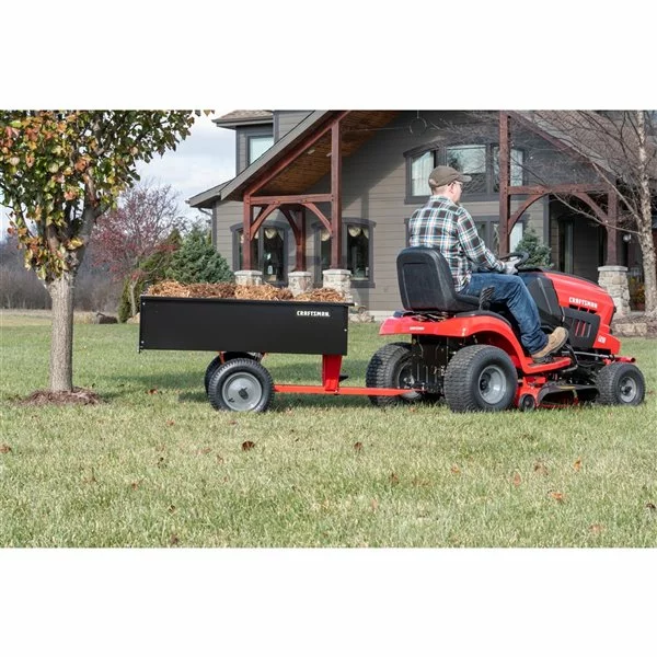 Craftsman 12-cu ft Steel Dump Cart - Red 5 Craftsman 12-cu ft Steel Dump Cart - Red - Image 5