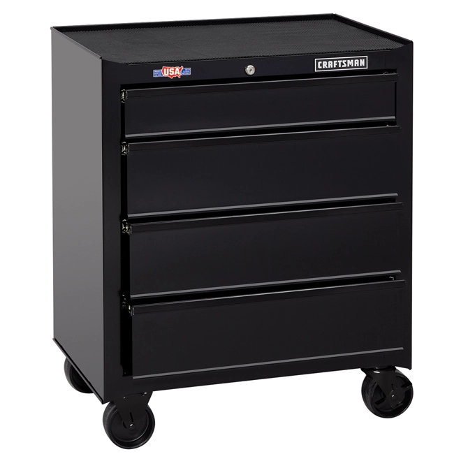CRAFTSMAN Rolling Tool Chest - 26" - 4 Drawers - Black 1 CRAFTSMAN Rolling Tool Chest - 26" - 4 Drawers - Black