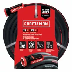 CRAFTSMAN PVC Garden Hose - Professional Grade - 5/8'' - 75'